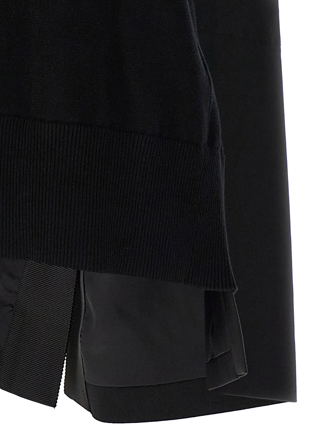 Sacai Patchwork Vest Gilet - Bianco/Nero | 319596f1a80c33c52325861176000641d309fb87