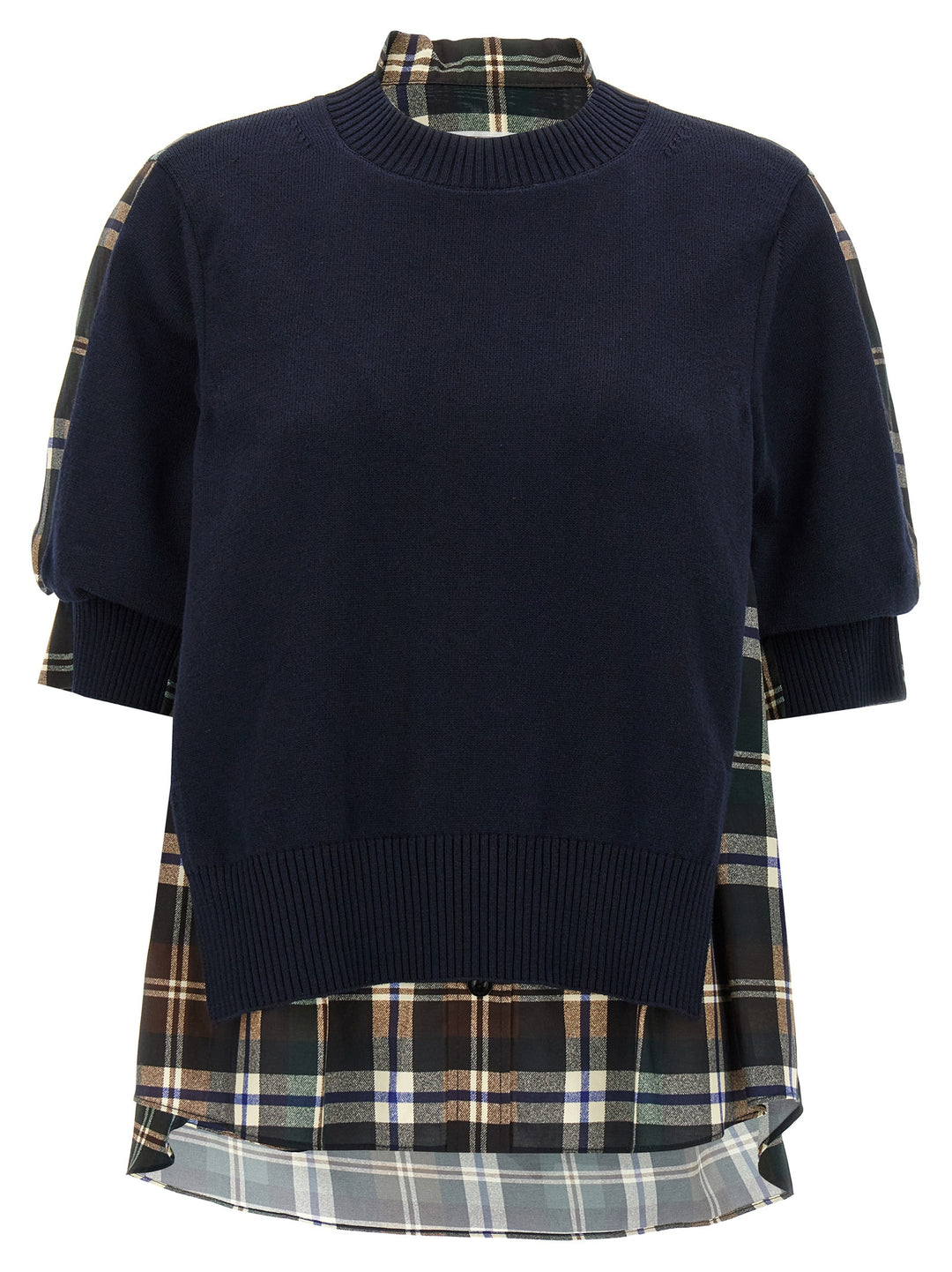 Sacai Knitted Panel Shirt Camicie - Multicolor | 6c8dc83fae4c694fb439dbfef1d5c833906f22c0