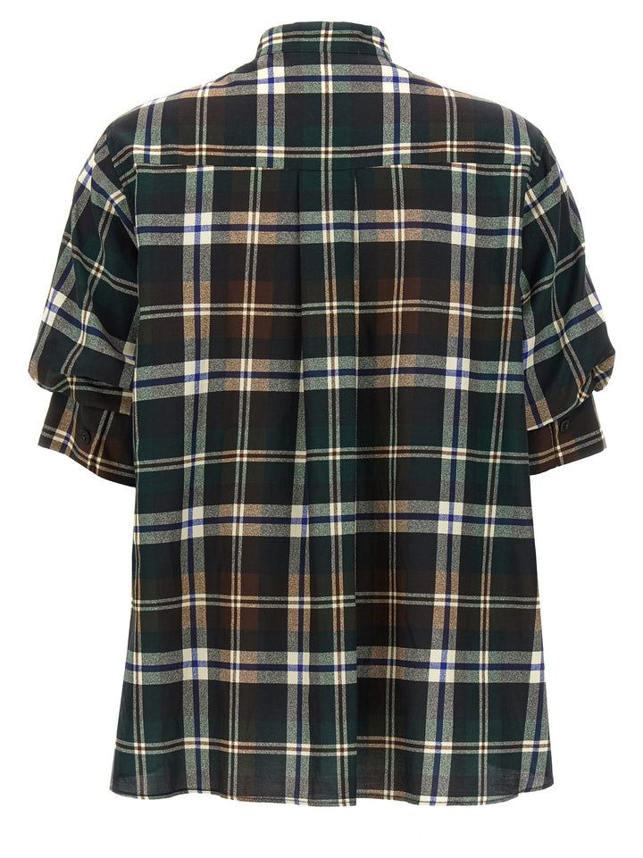 Sacai Knitted Panel Shirt Camicie - Multicolor | e3ac0f9ffdeb263a1ad73ca73148a42520f2cf97