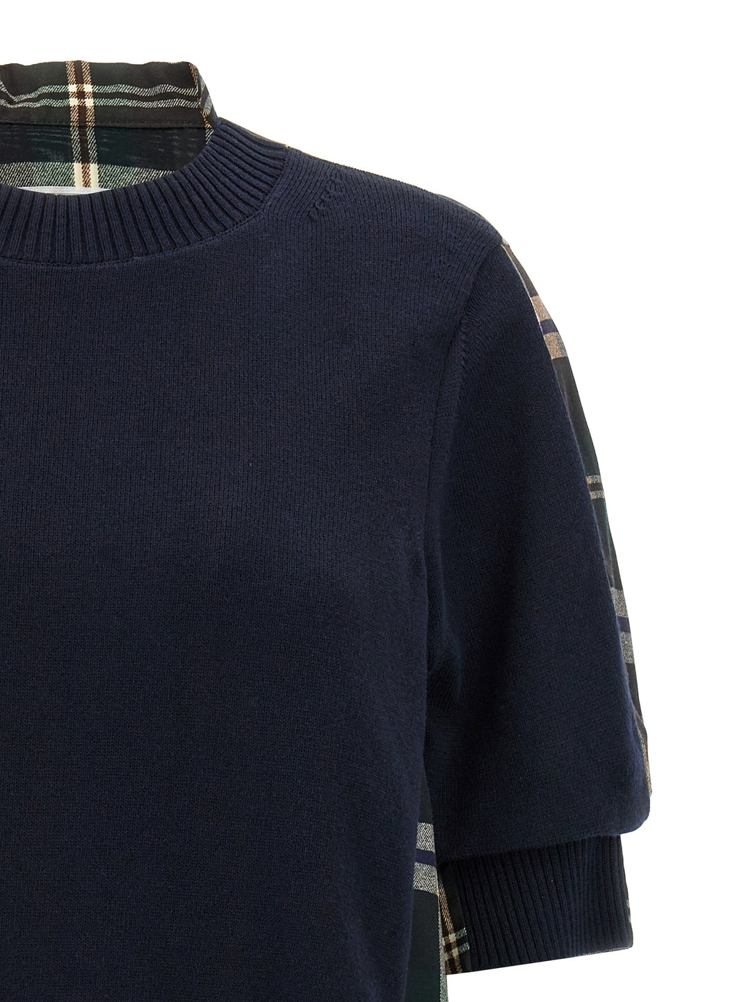 Sacai Knitted Panel Shirt Camicie - Multicolor | 4fc690b86ec35c188e0845772a4cda469443af45