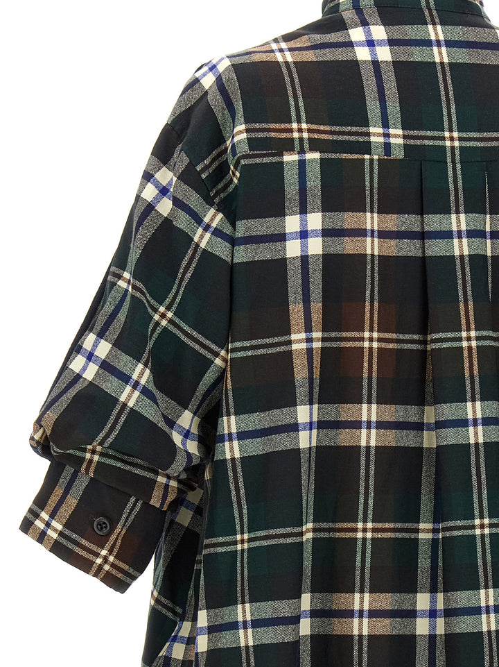 Sacai Knitted Panel Shirt Camicie - Multicolor | 7101e0783901c8531c6cbc29553265c012545cea