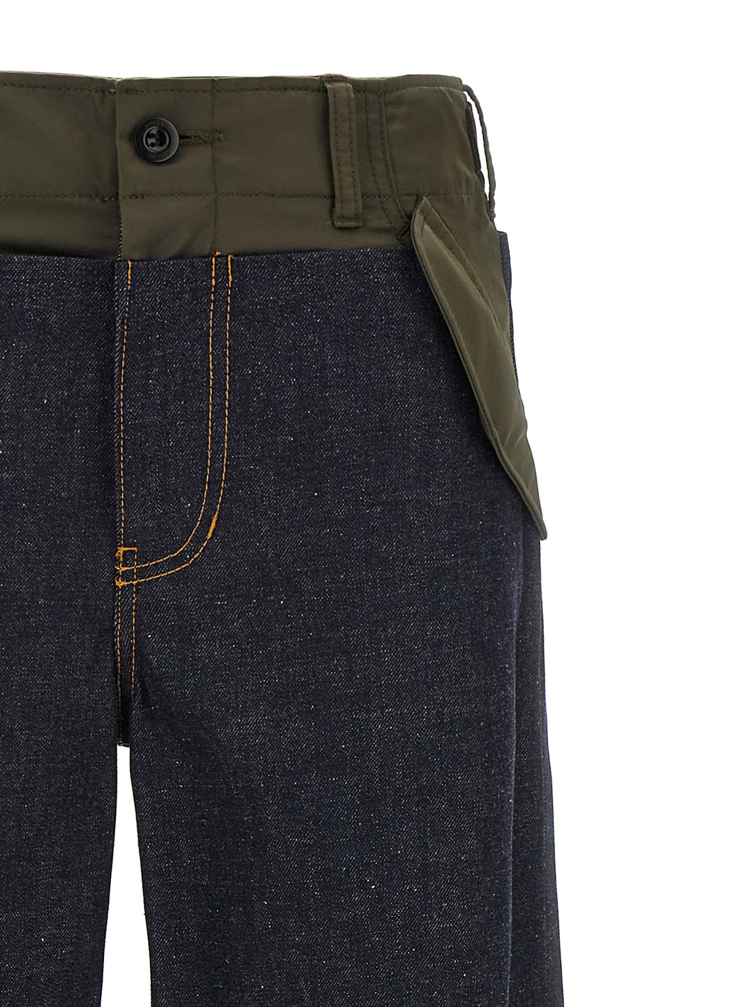 Sacai Denim Pants Jeans - Blu | d0cb3cd5ff3b3bb19ff634da6b5957e5cf300b96