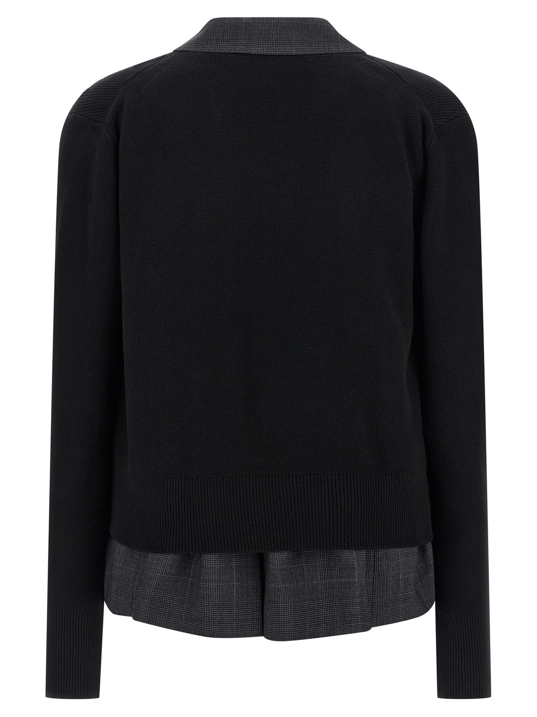 Sacai Double Layer Cardigan BlazerS - Nero | f4e0aa4cdd5061337684dd469de58016ddfa8e77