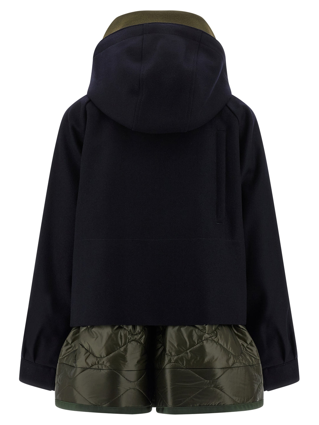 Sacai Melton Puffer Jackets - Multicolor | b1a2b2245129bfabfc9bfd49dd7b244a3e4178bb