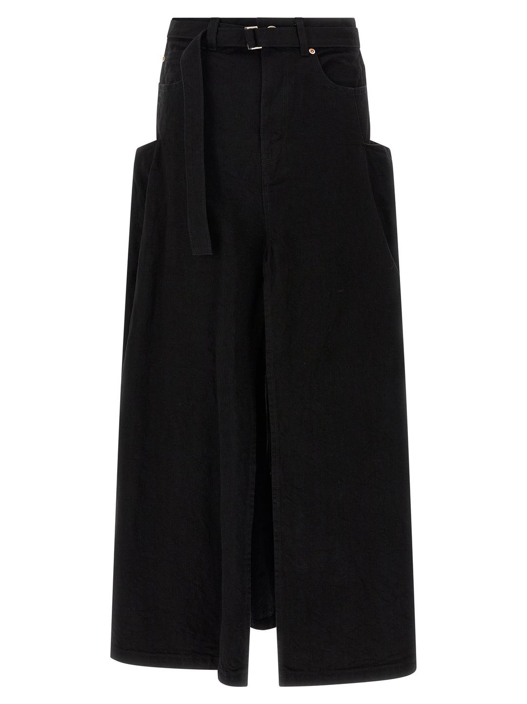 Sacai Denim Skirt Gonne - Nero | d297917c7c5d4ef5452161829e9cbe1e428c68b2
