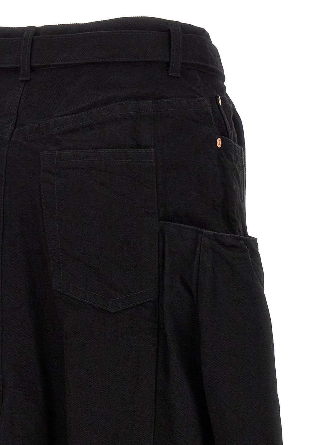 Sacai Denim Skirt Gonne - Nero | e854e019cc33458b4e53d3b275a2bb5ede977157