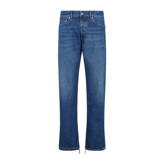 Medium Blue Skate Cotton Jeans