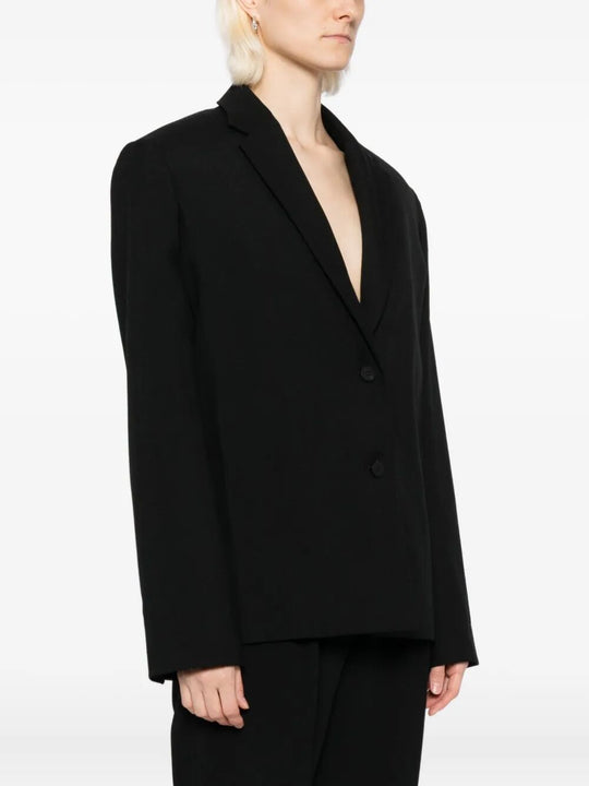 Grey Lingerie Garter Merino Wool Pullover