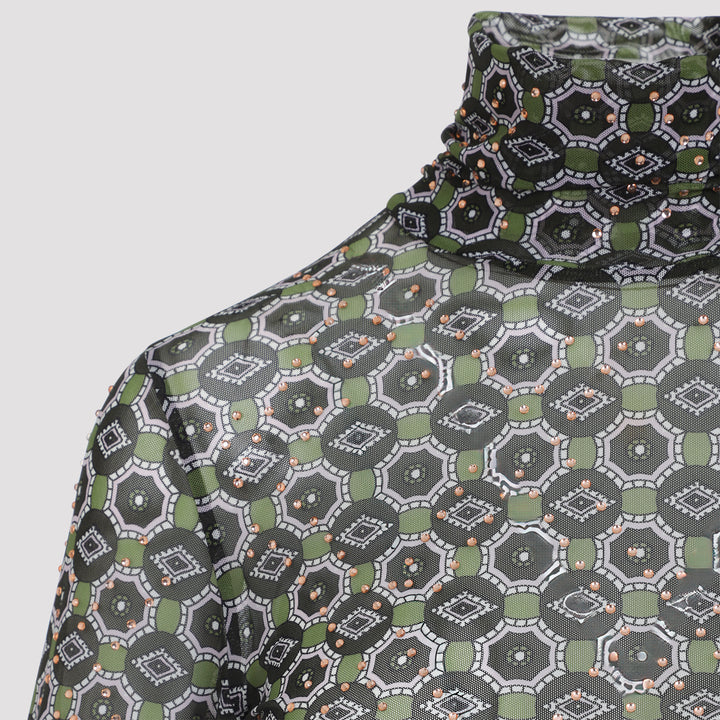 Dries Van Noten Turtle neck - Verde | 7ee0326fc353fb579995a63dcdd3e472c283f808