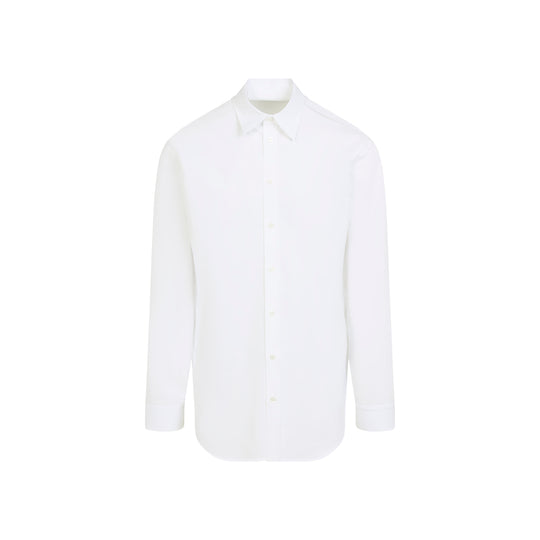 White Standard Cotton Shirt