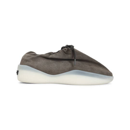 Grey Tented Moc Suede Leather Sneakers