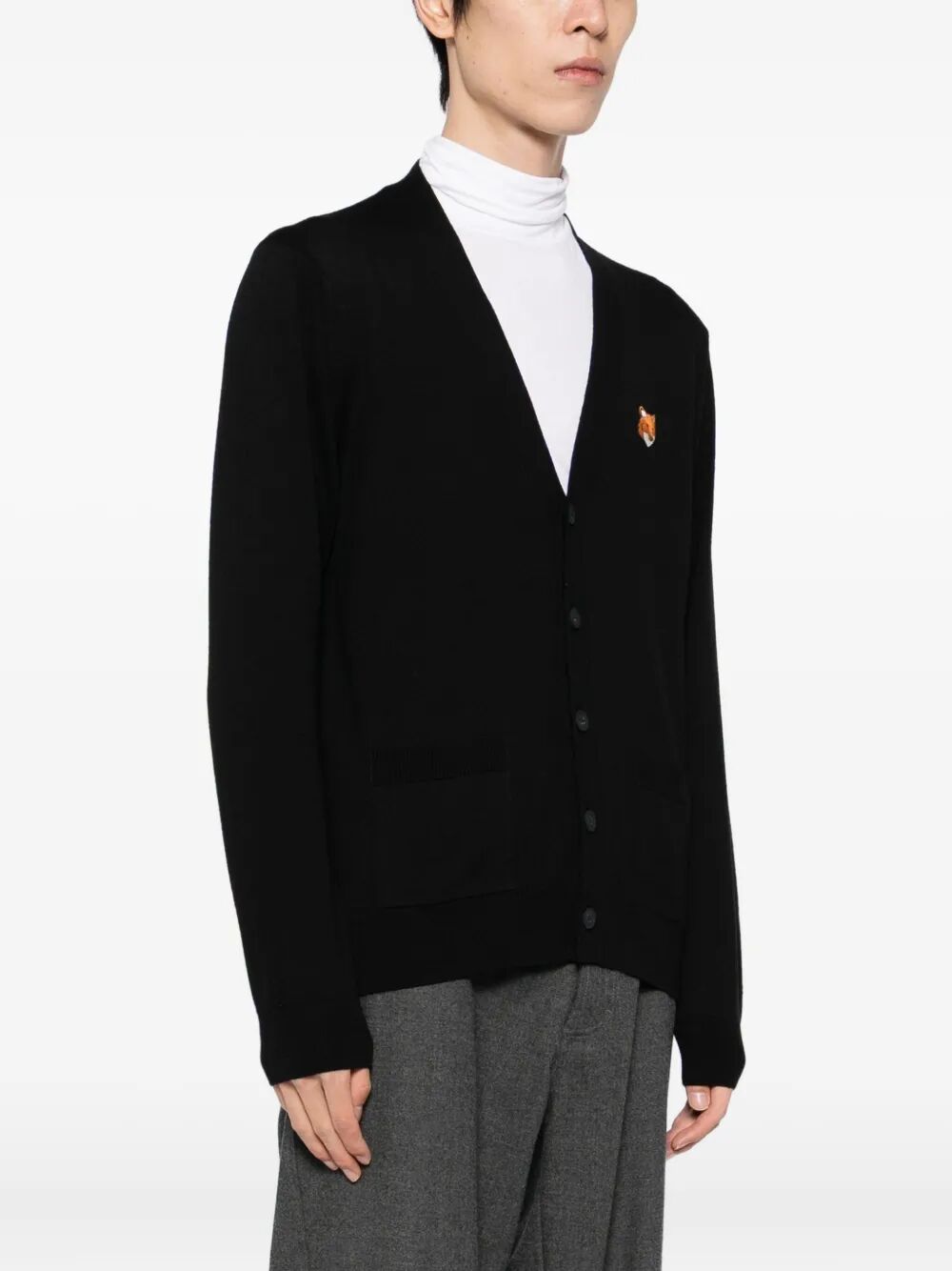 Maison KitsunÉ Cardigan - Nero | d15d0d36d1961e1bb3e3587925c6c75ab8a67121