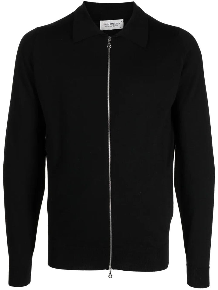 John Smedley Full zip - Nero | 0dca463a160b5e81f37bbce167a1296bd5e35ac5