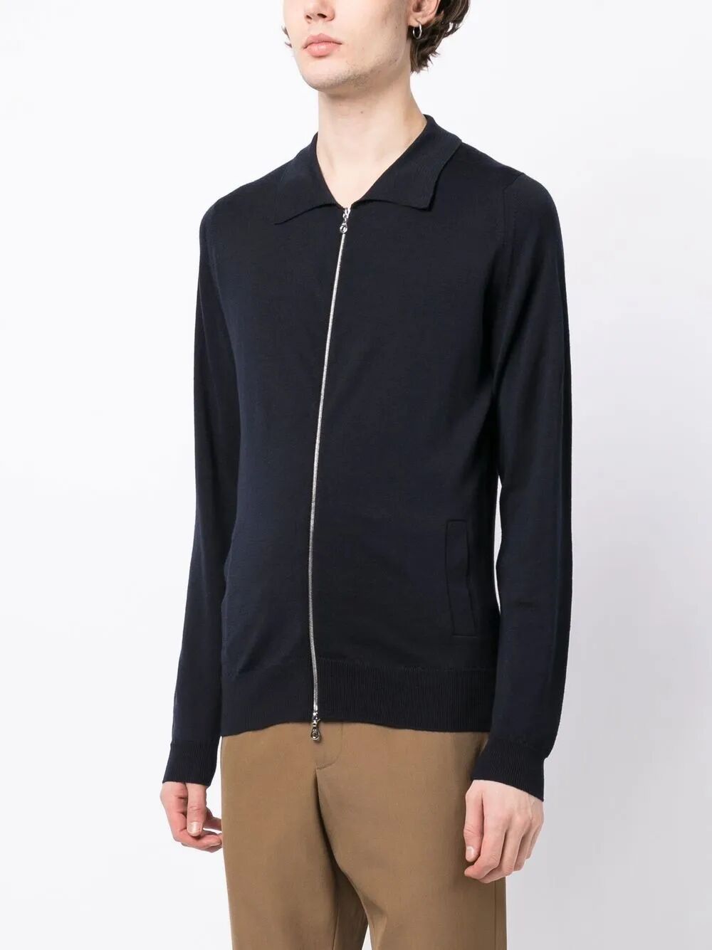 John Smedley Full zip - Blu | a72690caac8187e042de16b86f5eaa29b7b51345