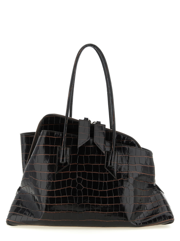 The Attico La Passeggiata Medium Borse a Spalla e Tracolla - Marrone | 2a31ea19496d760b1b2d93d441aa57ef1831bde7
