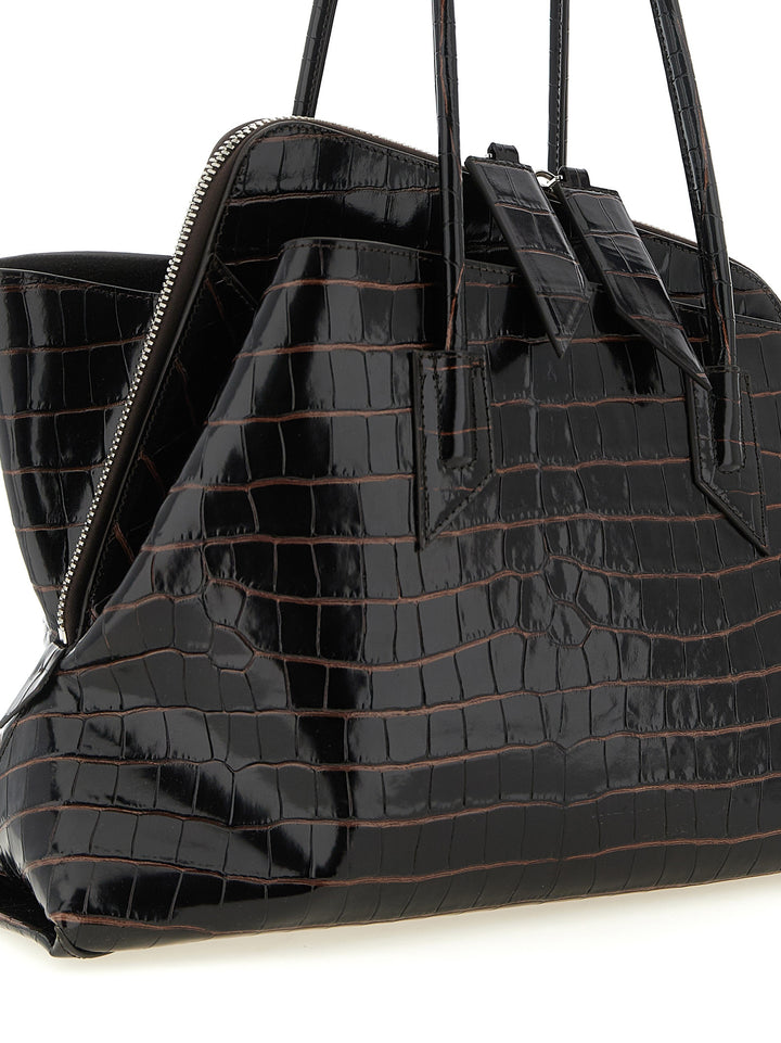 The Attico La Passeggiata Medium Borse a Spalla e Tracolla - Marrone | 9bb78d88f3c166715fd34b9fd841b2bf361cebb0