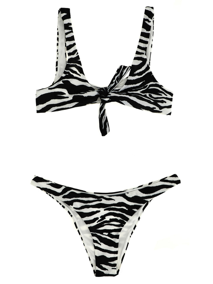 The Attico Estate Meravigliosa Beachwear - Bianco/Nero | e16a4530412217dae19b7e02fb268a374bf9521d