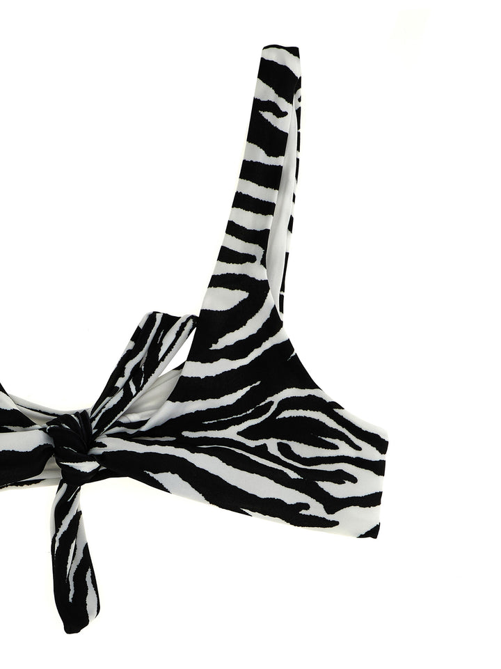 The Attico Estate Meravigliosa Beachwear - Bianco/Nero | c05bc7bf5c8d7af20d133eb7436eb8b23b39a247