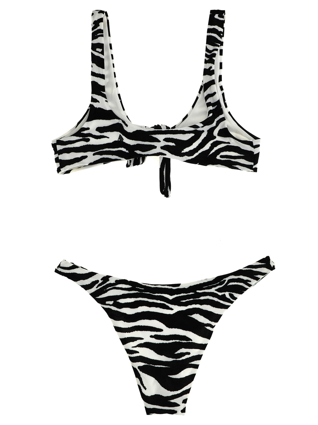 The Attico Estate Meravigliosa Beachwear - Bianco/Nero | 13b1b214a592fab8ac79e4581a9b83ec7af63f76