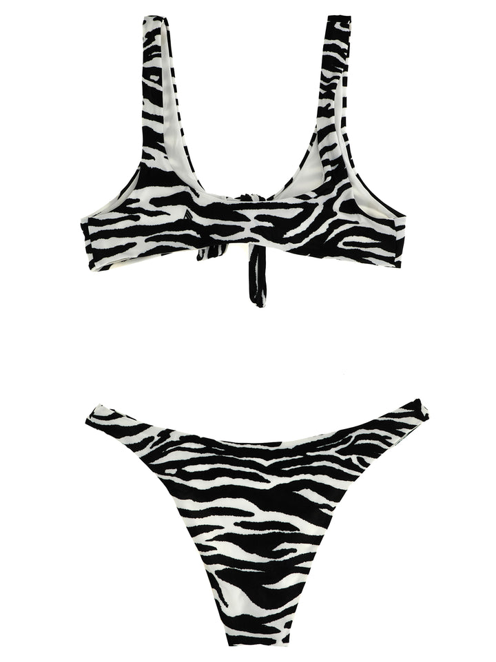 The Attico Estate Meravigliosa Beachwear - Bianco/Nero | 13b1b214a592fab8ac79e4581a9b83ec7af63f76