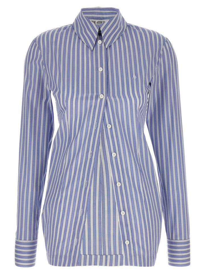 The Attico Striped Shirt Camicie - Multicolor | a46528e78f7a75531f55c7e2e09fa62f0c4df4c0