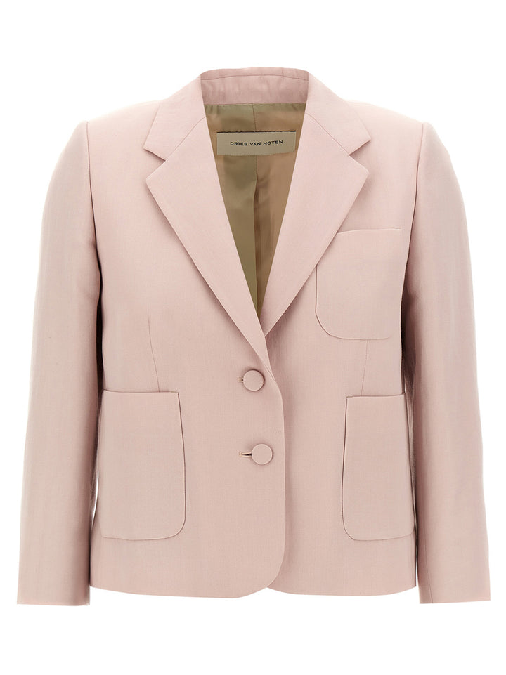 Dries Van Noten  Bamis BlazerS - Rosa | b5c9809ae8b2430ffc466eb60921de24bc2075bd