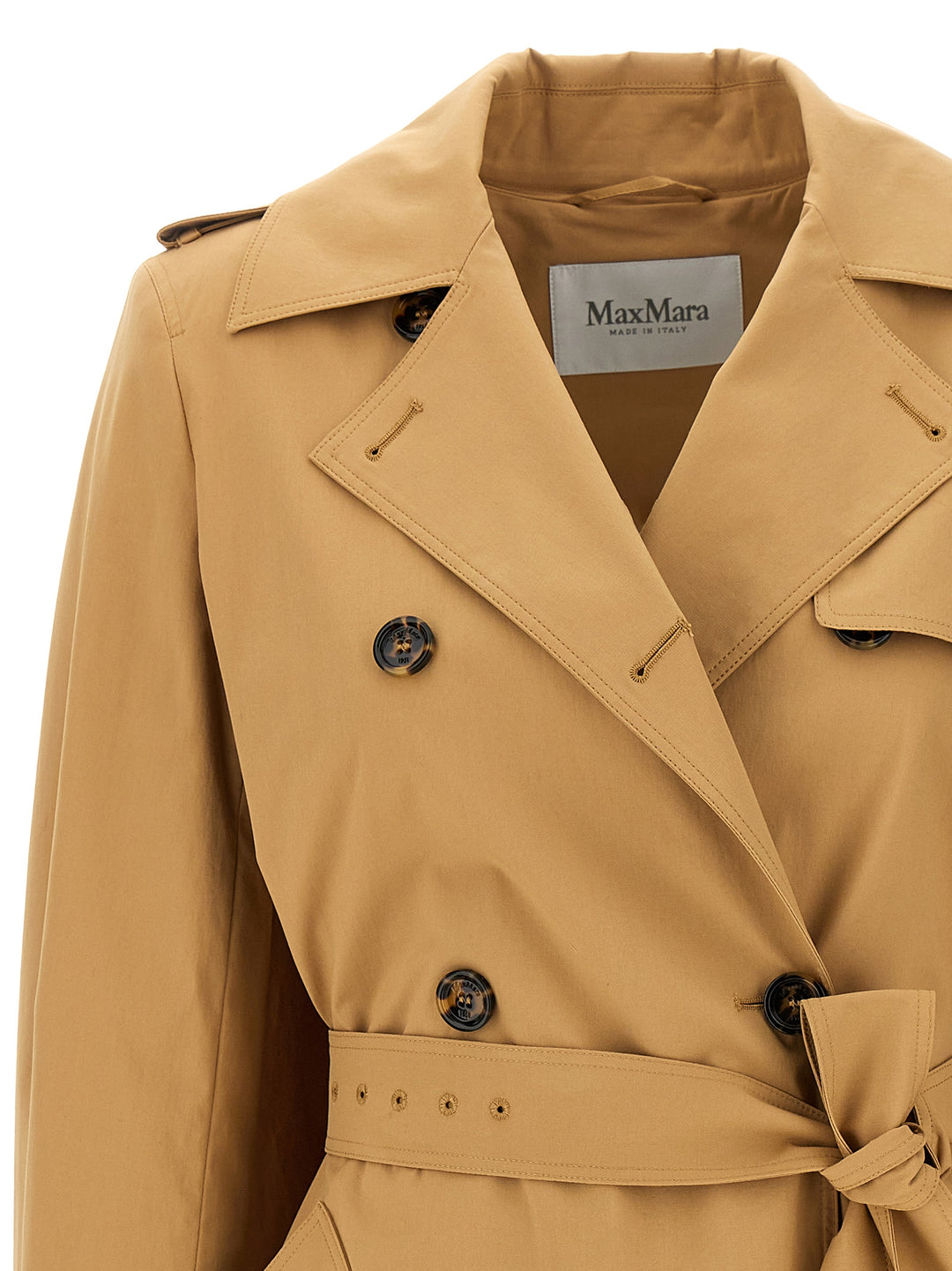 Max Mara Landa Trench e Impermeabili - Marrone | 78d72377462c617b8c3dd3cc22a59f23d8359b33