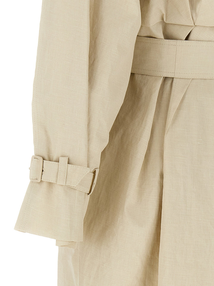 Max Mara Ronco Trench e Impermeabili - Beige | 41cfce7d503d7ea36c44b093df7b1425c2f3b3eb