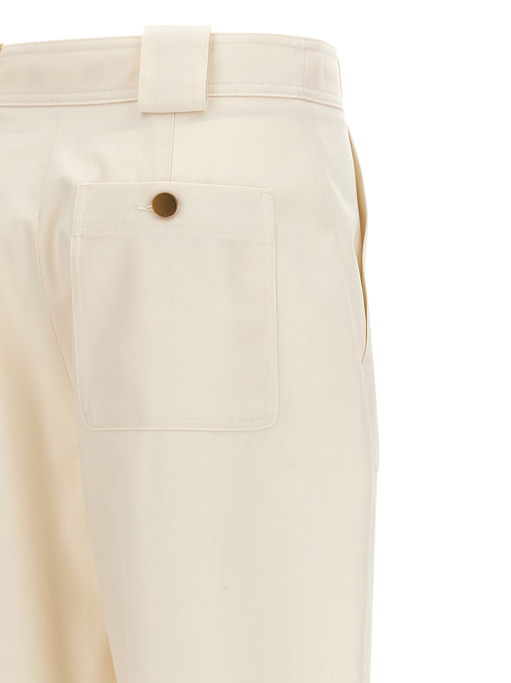 Max Mara Palio Pantaloni - Bianco | 0a042e9de0d345f2cf63bbe711541a3034c0449e