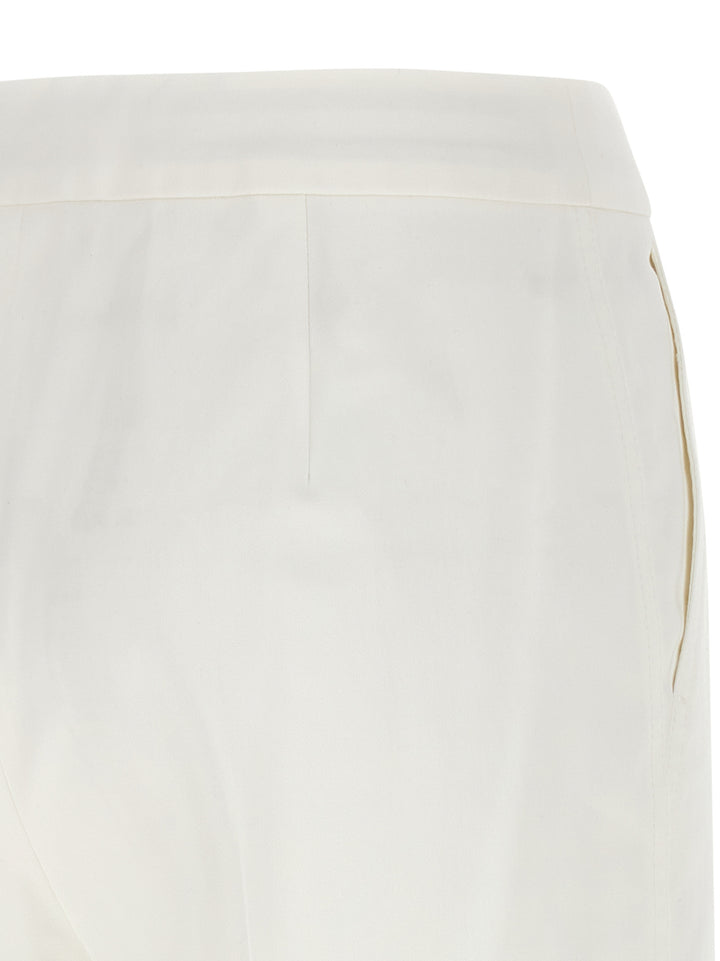 Max Mara Okra Pantaloni - Bianco | f4647fd0a15f0ec606a12c98510493510a38e9c2