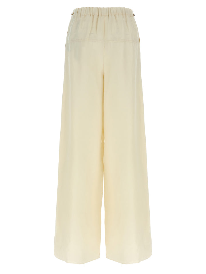 Max Mara Onore Pantaloni - Bianco | ffa924d585f397e7f2cf354514646cbf1dbf4d5e