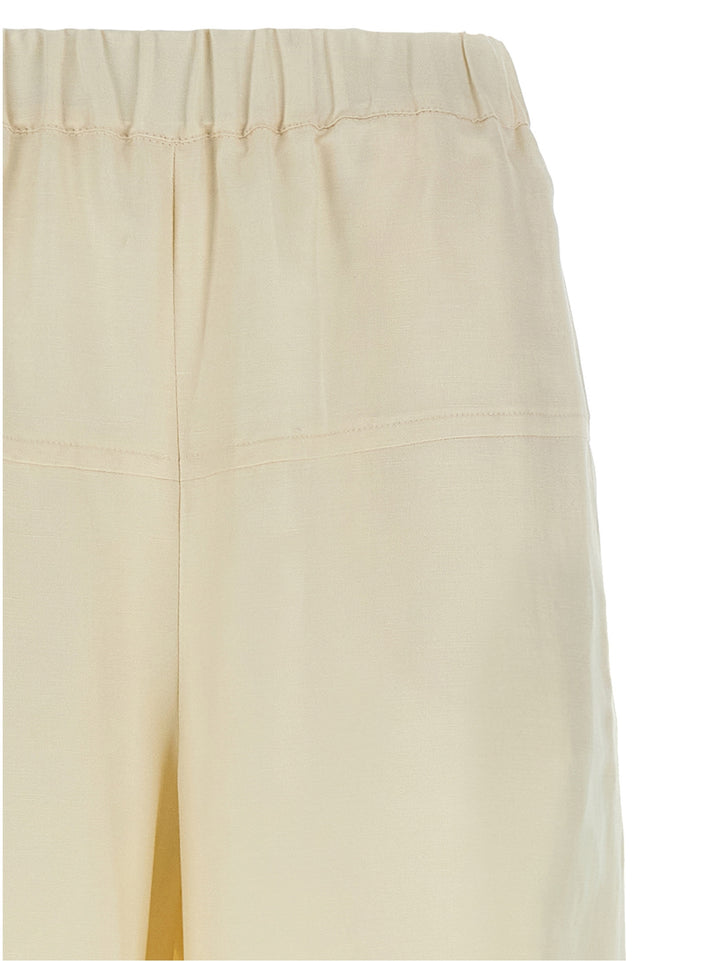 Max Mara Onore Pantaloni - Bianco | 7ba9df6554dbd844c4b9199bd0a57d78e244ba5e