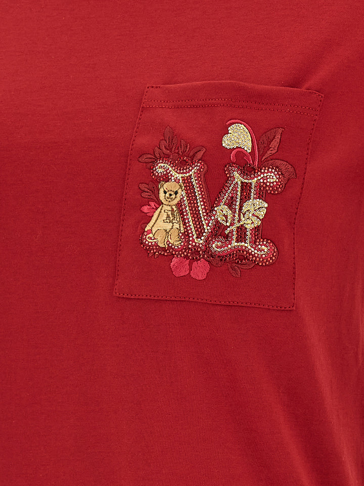 Max Mara Nunzio T shirt - Rosso | f7e911620fe1e4869eafd6f9178b63601a670b60