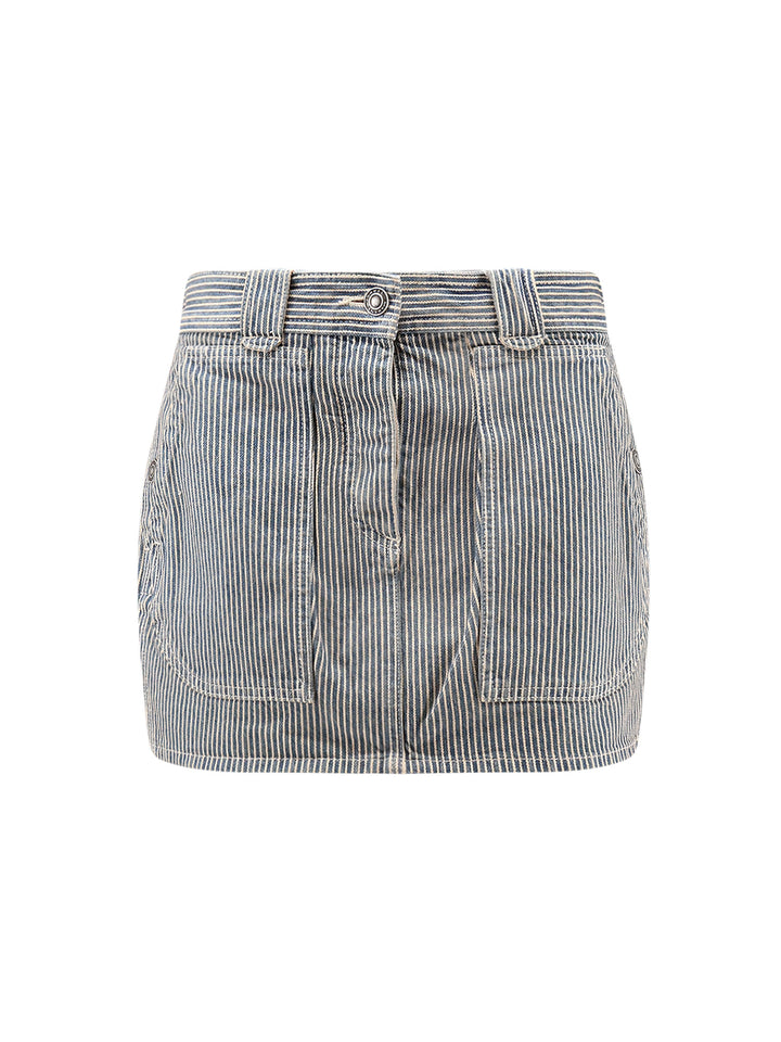 Marant Etoile Skirts - BLUEWHITE | 783efdfa14a5a0df94a3a63dc484ac65f911552f