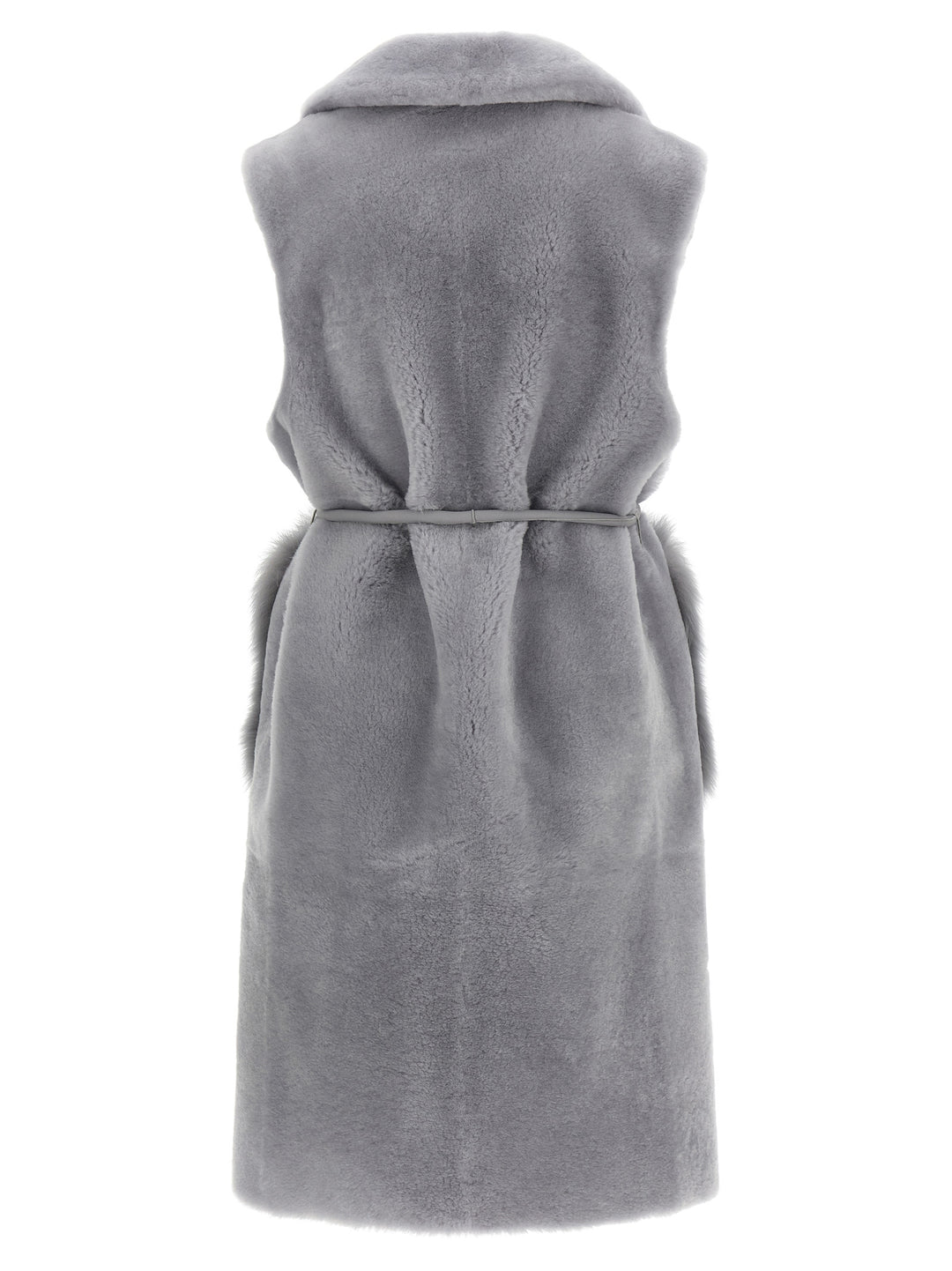 Blancha Merino Straight-Volpe Shadow Pellicce - Grigio | fc889698cba8c8ce59713fb582ba6d99e6ef2090