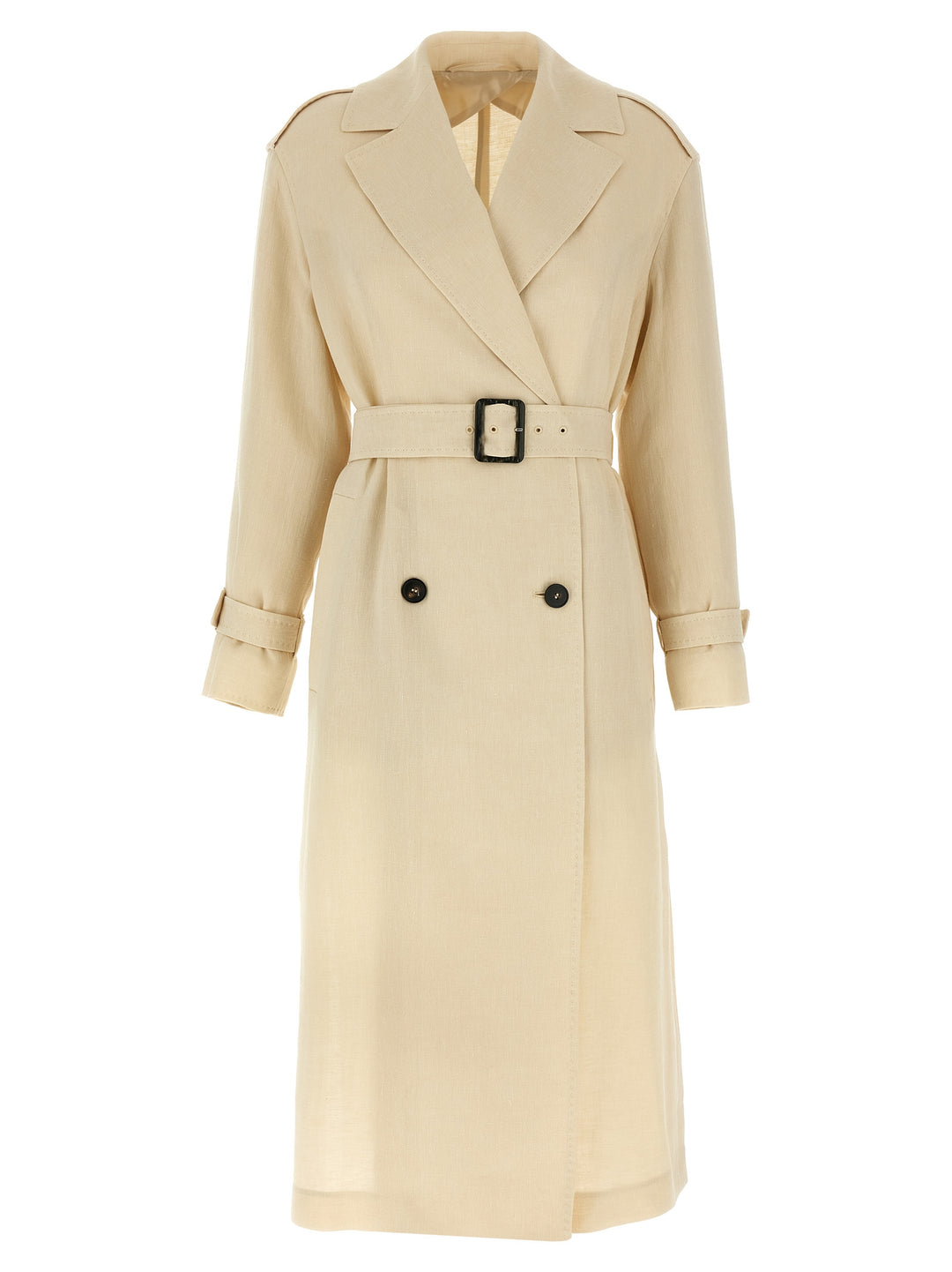 Max Mara Studio Vieste Trench e Impermeabili - Beige | 2742dc2d4a9dc546f101986d2ad91094b3d21f17