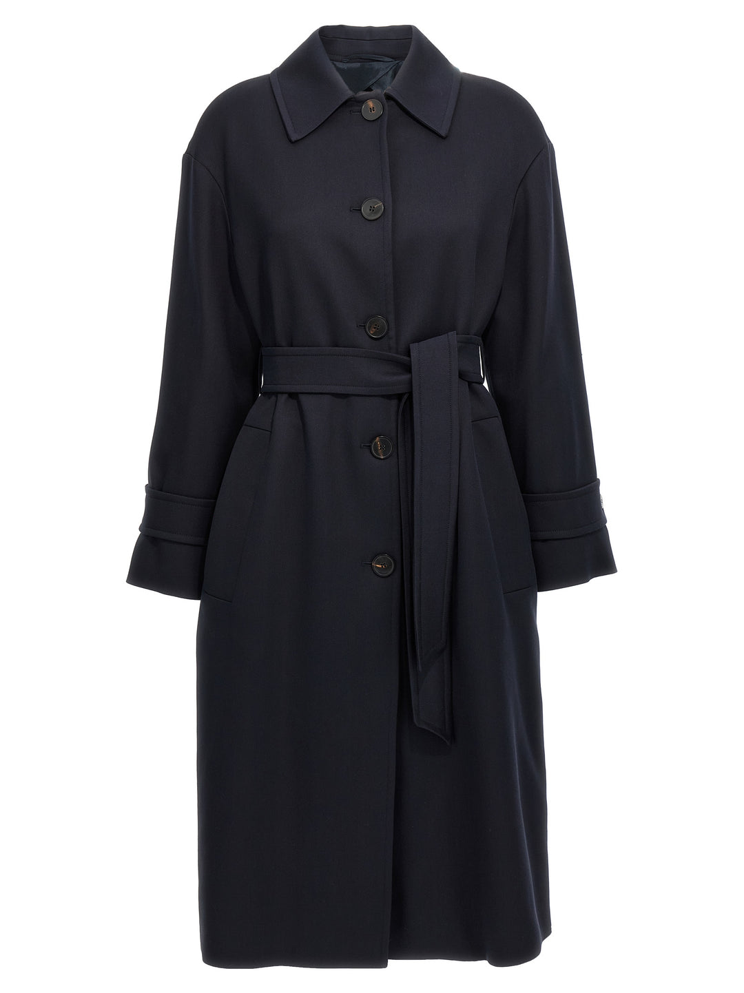 Max Mara Studio Ilde Trench e Impermeabili - Blu | 666788b1c06dde051bed3828454d921876352f53