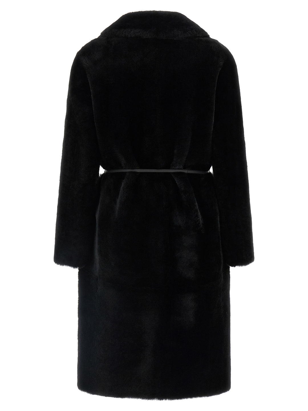 Blancha Merino Straight-Volpe Pellicce - Nero | 25858ae8cd9494c6cd3b572e20a3b5ff5b255172