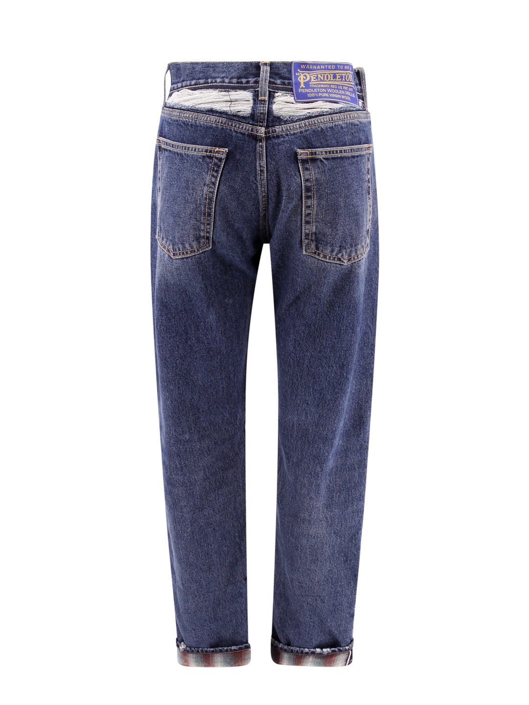 Maison Margiela Jeans - Blue and green | 8931c29693c70337a2f366d49a1dcf72a7718a32