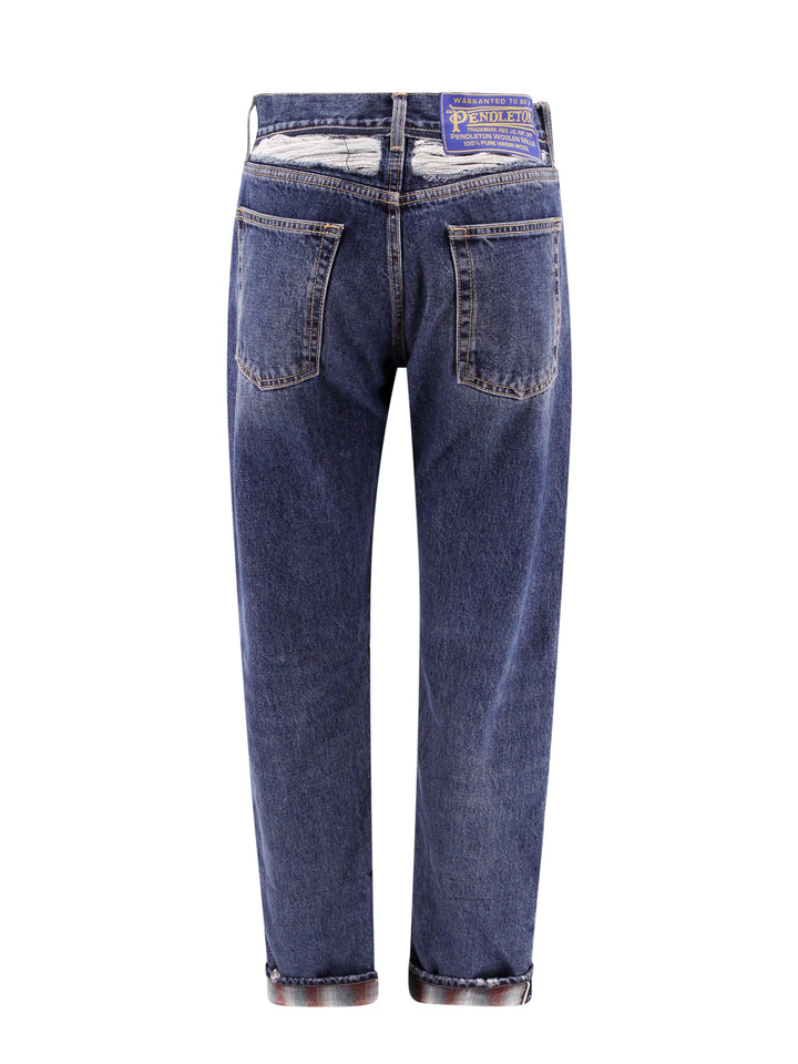 Maison Margiela Jeans - Blue and green | 8931c29693c70337a2f366d49a1dcf72a7718a32