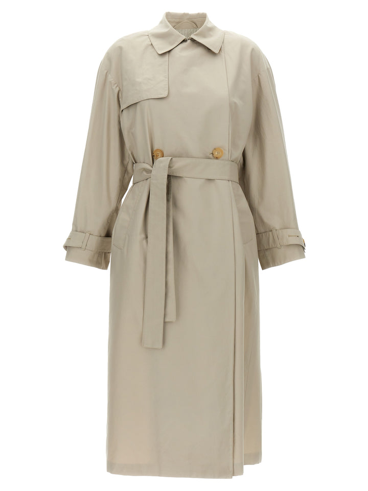 Max Mara The Cube Strench Trench e Impermeabili - Grigio | f924008590a4cff3069a6e50649d143f607abade
