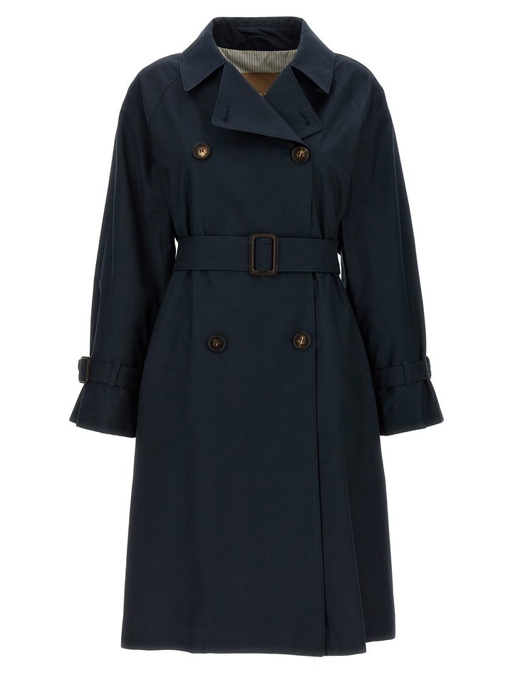Max Mara The Cube Ctrench Trench e Impermeabili - Blu | 23c27ddc8d32af31095ad14f09188aae10a31af4