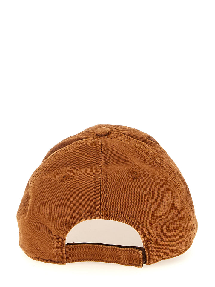 The Attico Logo Embroidery Hat Cappelli - Marrone | 4bf781ad7e1a65ec7c0864d88bb94fffe0a7db74