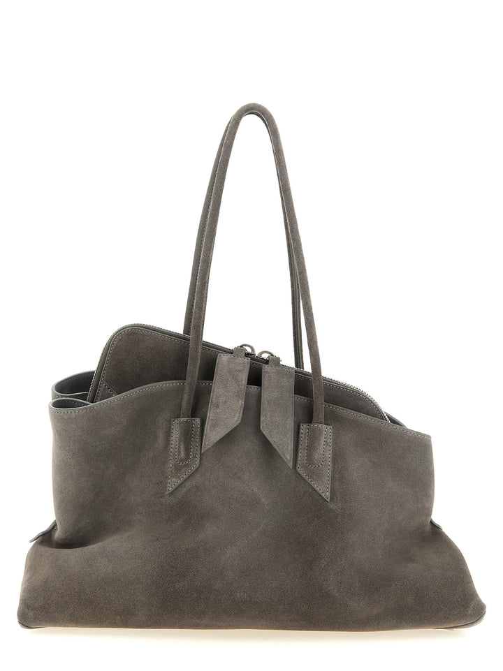 The Attico La Passeggiata Medium Borse a Spalla e Tracolla - Grigio | 20e7feb22f3a06ddff6b123bb69285f40e59e3ec