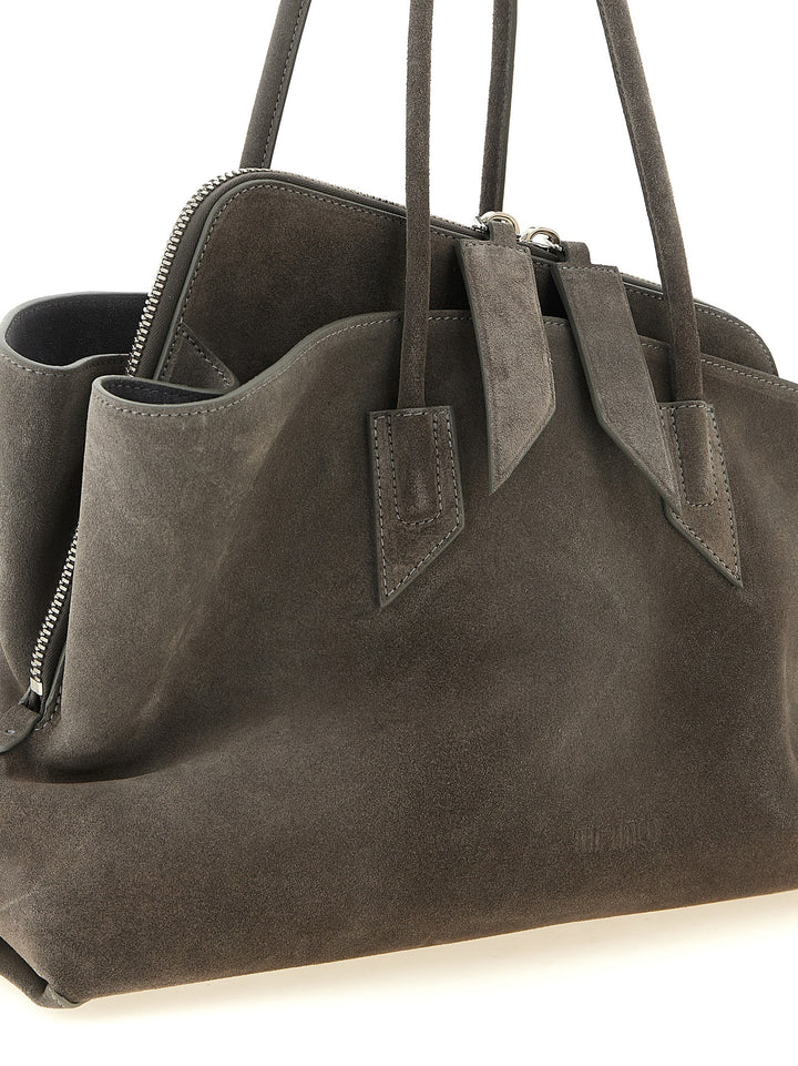 The Attico La Passeggiata Medium Borse a Spalla e Tracolla - Grigio | 5ac86f391a57dcda3561129278311ed8fecd40b5