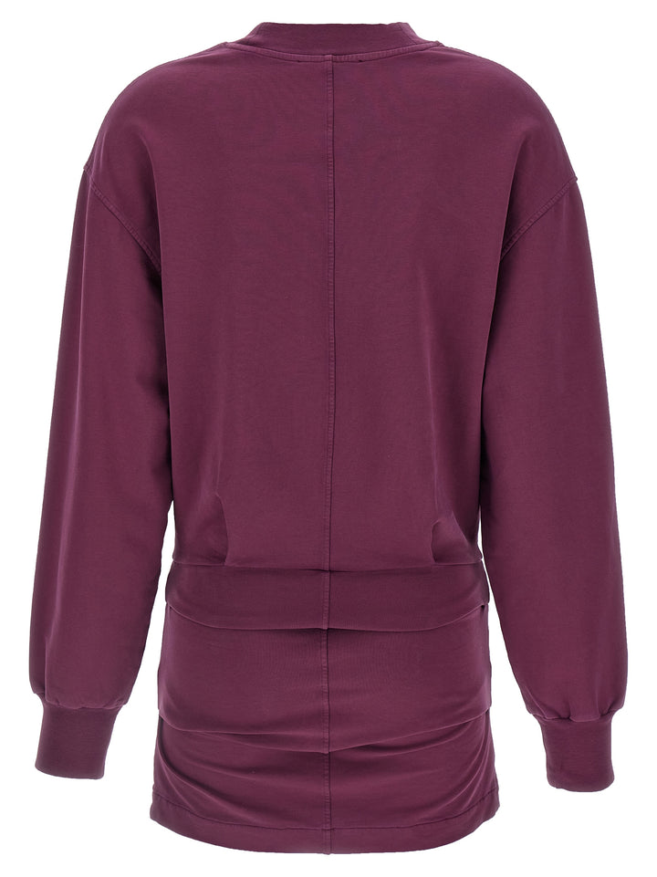 The Attico Draped Mini Dress Abiti - Bordeaux | 761d9d6663be22d6e17175404124598e7c8e1b61