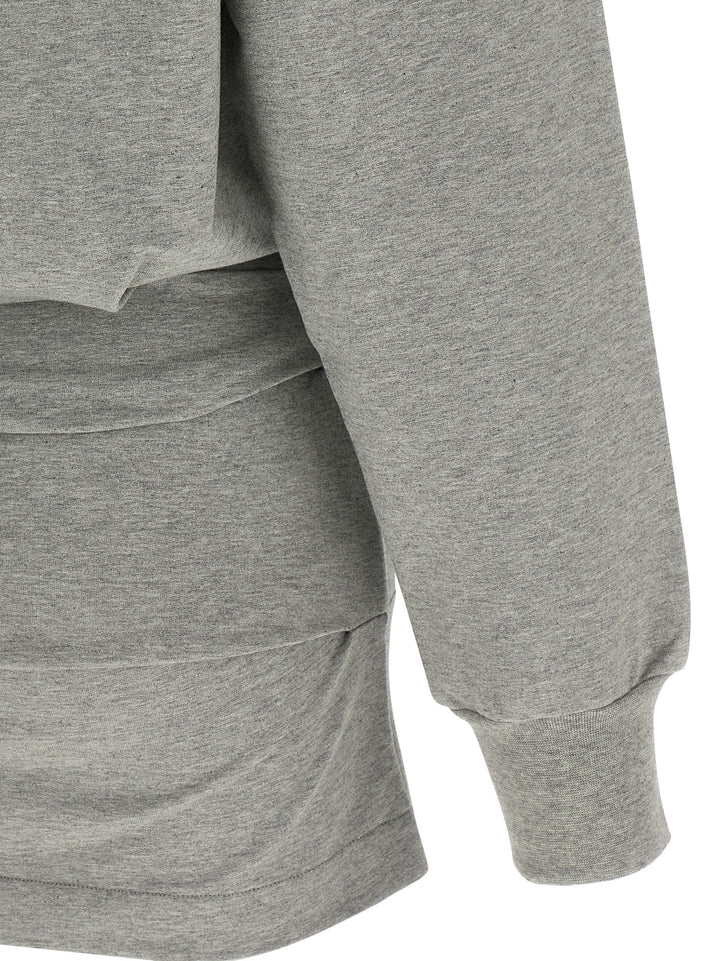 The Attico Draped Mini Dress Abiti - Grigio | e45d0194de528f445e91a4f0669666c1cfee2e42