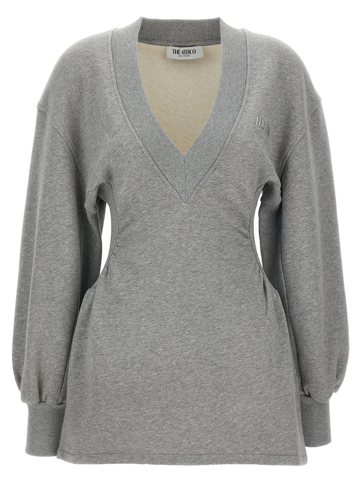 The Attico Sweatshirt Dress Abiti - Grigio | 923a07873274b9cd149c032a4b83920fc0cf9690