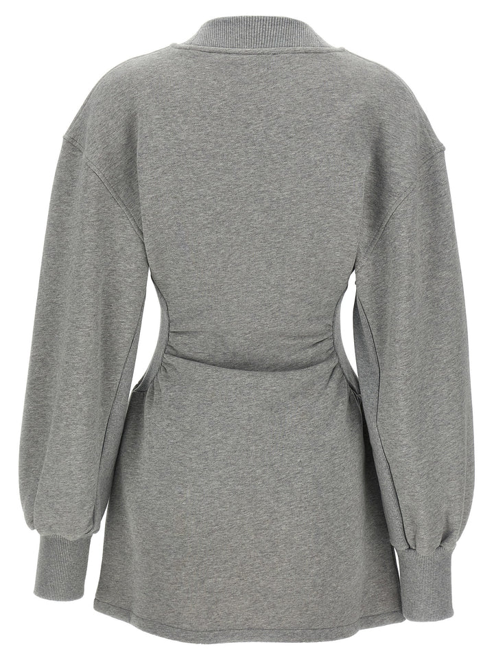The Attico Sweatshirt Dress Abiti - Grigio | 64508343b388f2b2e2375db7cb706e3d3c179c18