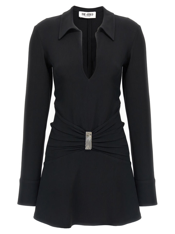 The Attico Mini Polo Dress Abiti - Nero | d13980b220d1cb26356b49b2f4c0742fa20374a5